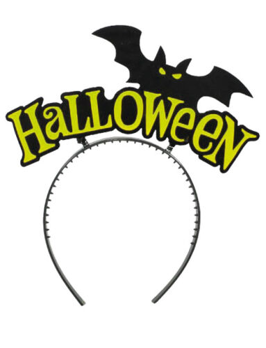 Halloween Taç Yarasa Model Sarı - 