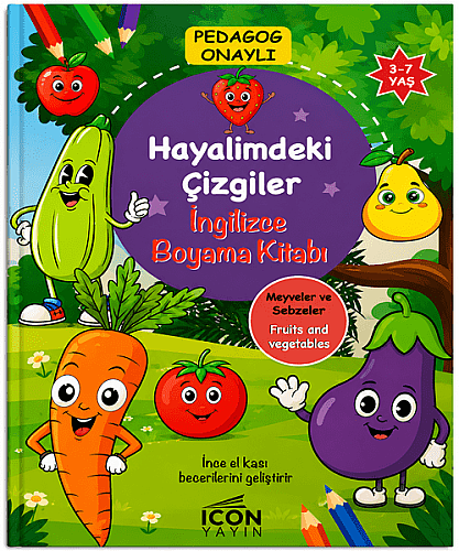 Hayalimdeki Çizgiler Boyama Kitabı 16 Yaprak - 4