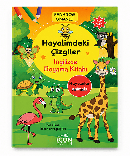 Hayalimdeki Çizgiler Boyama Kitabı 16 Yaprak - 11