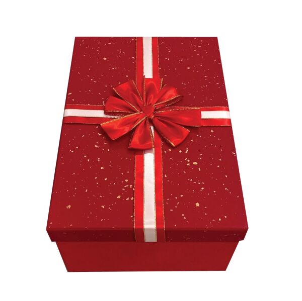 Hediyelik Kutu Raven Kırmızı Dikdörtgen Fiyonklu 5 Parça - 2