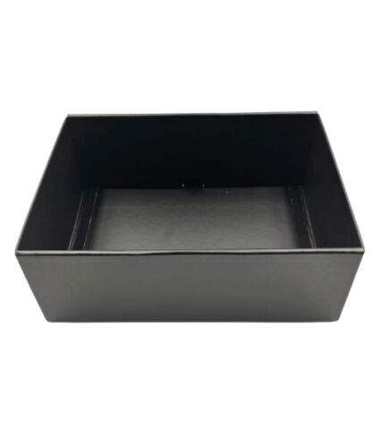 Hediyelik Kutu Dikdörtgen Katlamalı Fiyonklu 25x33x12 Siyah - 4
