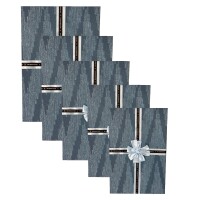 Hediyelik Kutu Raven Mavi Dikdörtgen Fiyonklu 5 Parça - 1