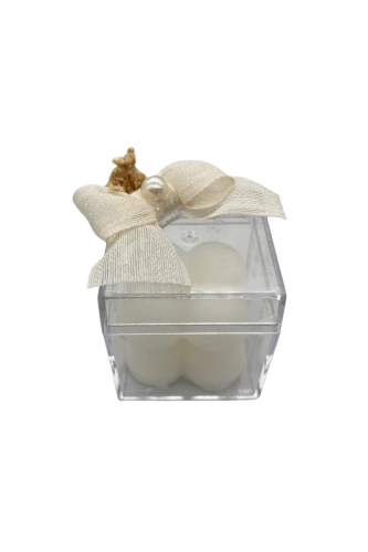 Hediyelik Mum Bubble Mika Kutulu Süslü 20 Parça - 