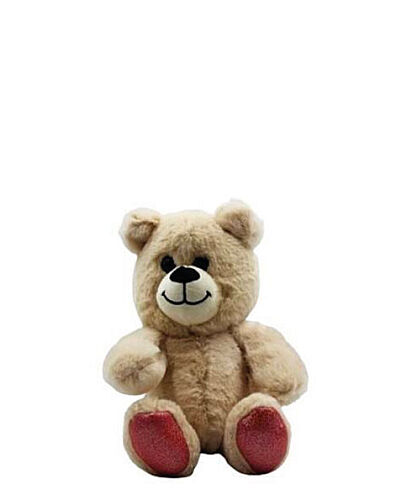 Hediyelik Peluş Oturan Ayıcık 20 Cm Krem - 