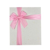 Hediyelik Kutu Pembe Dikdörtgen Fiyonklu 10 Parça - 4