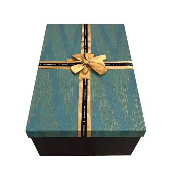 Hediyelik Kutu Raven Yeşil Dikdörtgen Fiyonklu 5 Parça - 3