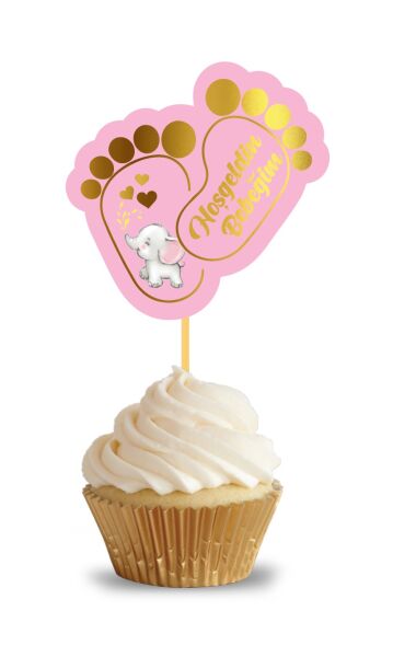 Kürdan Hoşgeldin Bebeğim Pembe 10 Parça - 2