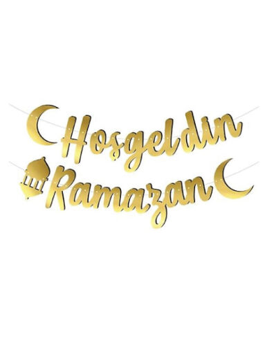 Kaligrafi Banner Hoşgeldin Ramazan 2,10 mt - 2