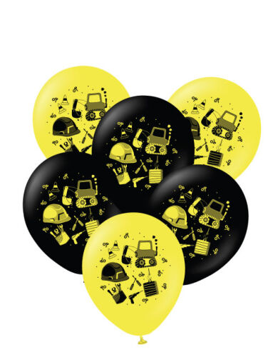 Lateks Balon İnşaat Temalı Balon 8 Parça - 