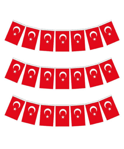 İpli Bayrak Büyük Boy Ay Yıldız 11*20 - 