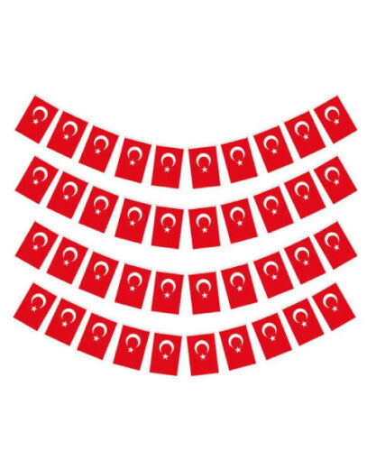 İpli Bayrak Orta Boy Türk Bayrağı 8*12 - 