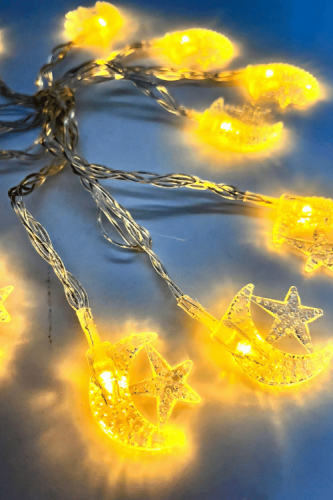 Işık Led Ay Yıldız Model 10 Işık 2 Metre - 