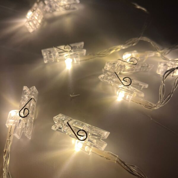 Işık Led Mandal Model 10 Işık 2 Metre - 