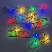 Işık Led Kurdele RGB Model 10 Işık 2 Metre - 4