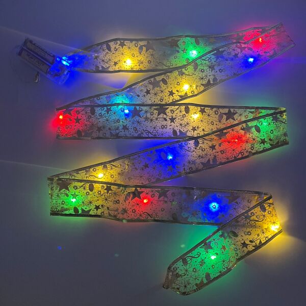 Işık Led Kurdele RGB Model 10 Işık 2 Metre - 4