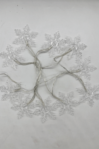 Işık Led Kar Tanesi Büyük Model 10 Işık 2 Metre - 2