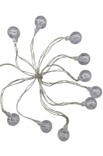 Işık Led Şeffaf Boncuk Model 10 Işık 2 Metre - 2