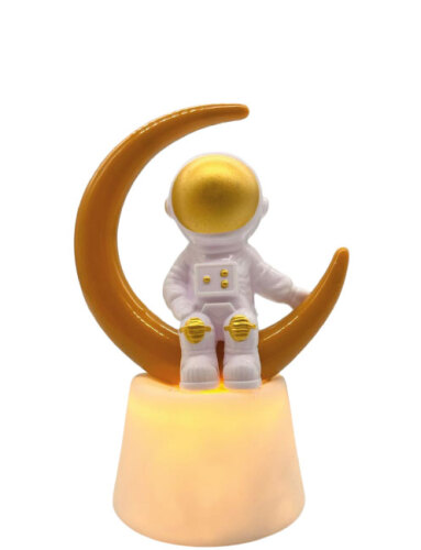 Dekor Led Astronot Pilli 12 Cm Altın - 