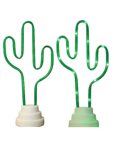 Işık Led Telli Kaktüs Pilli - 
