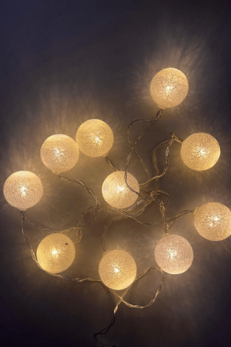 Işık Led Top Model 10 Işık 2 Metre Beyaz - 3