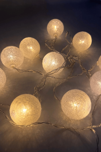 Işık Led Top Model 10 Işık 2 Metre Beyaz - 