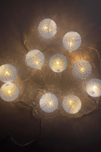 Işık Led Top Model 10 Işık 2 Metre Mavi - 2
