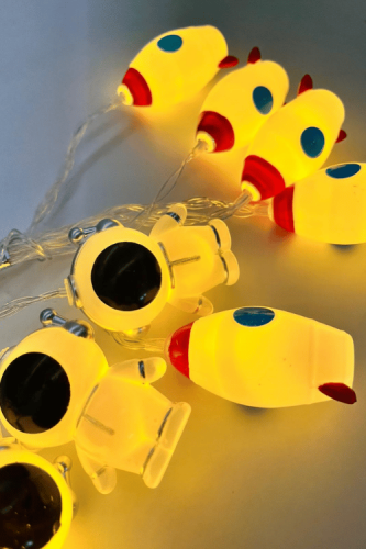 Işık Led Uzay Figür Plastik Model 10 Işık - 