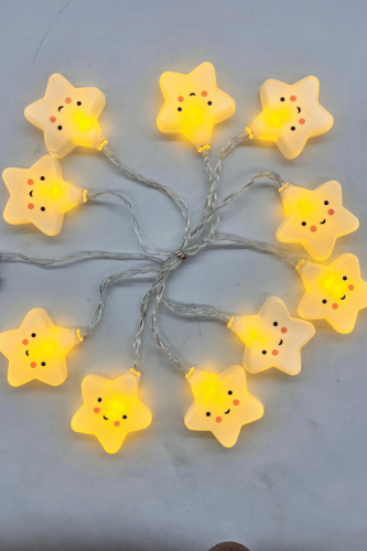 Işık Led Yıldız Figür Plastik Model 10 Işık - 3