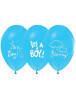 Lateks Çepeçevre Baskılı Balon İt is A Boy 100 Parça - 1
