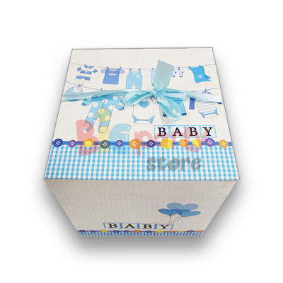İthal Katlamalı Kutu Baby Mavi (Ebat Seçiniz) - 