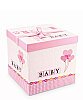 İthal Katlamalı Kutu Baby Pembe 22 x 22 Cm - 1
