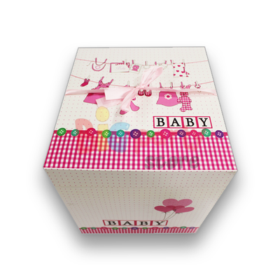 İthal Katlamalı Kutu Baby Pembe (Ebat Seçiniz) - 