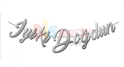 Kaligrafi Banner İyi Ki Doğdun Gümüş - 2