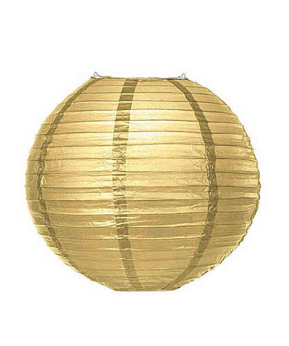 Japon Feneri 30 cm Altın - 