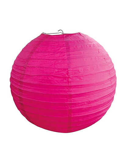 Japon Feneri 30 cm Fuşya - 