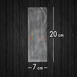 Jelatin Poşet Şeffaf Torba 7x20 Cm - 1