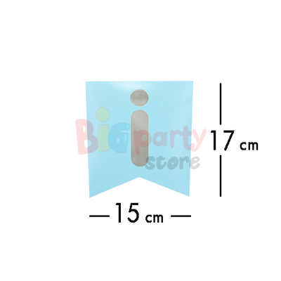 Kağıt Banner İyi Ki Doğdun Mavi Zemin Gümüş Varaklı - 3