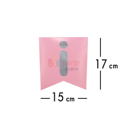 Kağıt Banner İyi Ki Doğdun Pembe Zemin Gümüş Varaklı - 4