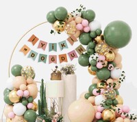 Kağıt Banner İyi Ki Doğdun Retro Zemin Altın Varaklı - 2