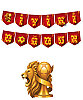 Kağıt Banner Temalı İyiki Doğdun Taraftar Sarı Kırmızı - 1