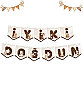Kağıt Banner Temalı İyiki Doğdun Teddy Bear - 1