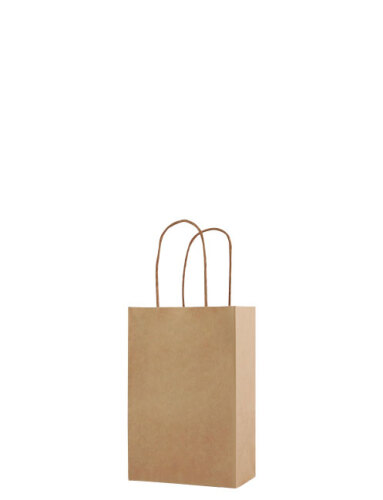 Kağıt Çanta Mini Boy 12x15x6 Cm 25 Parça Kraft - 