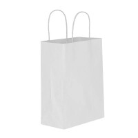 Kağıt Çanta 25 x 31 x 12 Cm Beyaz 25 Parça - 1