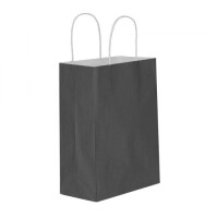 Kağıt Çanta 25 x 31 x 12 Cm Siyah 25 Parça - 1