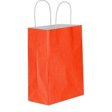 Kağıt Çanta Büklüm Sap 25 x 31 x 12 Cm Kırmızı 25 Parça - 
