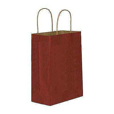 Kağıt Çanta Büklüm Sap 31x42x12 Cm Bordo 10'lu - 