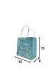 Kağıt Çanta Büklüm Sap 12x15x6 Happy Baskılı 25 Parça Mavi - 2