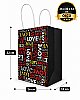 Kağıt Çanta Büklüm Sap 26x32x12 Love Baskılı 25 Parça - 2