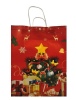 Kağıt Çanta Büklüm Sap 26x32x12 Yılbaşı Baskılı 25 Parça - 3