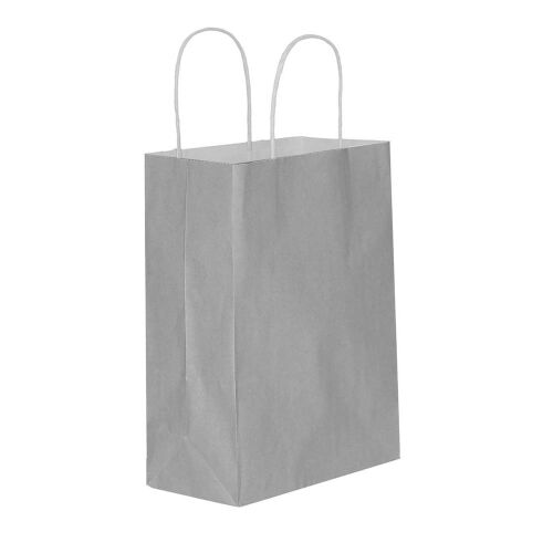 Kağıt Çanta Büyük Boy 45 x 50 x 15 Cm Gümüş 25 Parça - 1